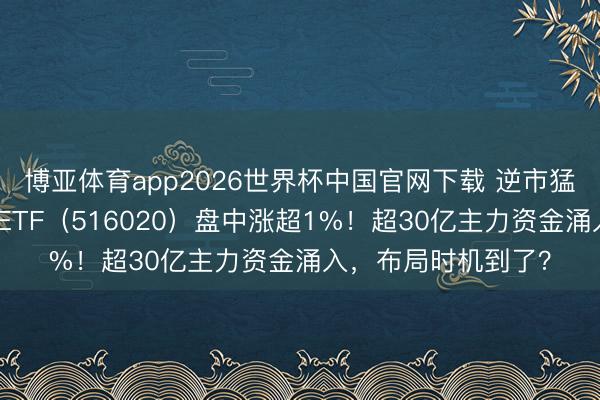 博亚体育app2026世界杯中国官网下载 逆市猛拉!华宝基金化工ETF(516020)盘中涨超1%!超30亿主力资金涌入,布局时机到了?